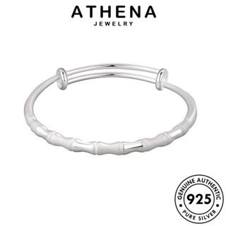 ATHENA JEWELRY ผู้หญิง กำไลข้อมือ เครื่องประดับ แฟชั่น ต้นฉบับ เงิน Silver 925 กำไล เครื่องประดับ ไม้ไผ่แฟชั่น เกาหลี ผู้หญิง แท้ B258