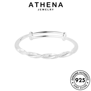 ATHENA JEWELRY Silver แฟชั่น กำไล ทรายสีอ่อนแฟชั่น เงิน กำไลข้อมือ เครื่องประดับ ผู้หญิง 925 เกาหลี ผู้หญิง เครื่องประดับ ต้นฉบับ แท้ B266