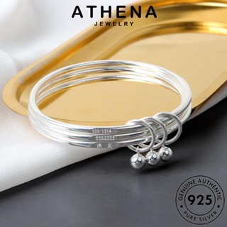 ATHENA JEWELRY กำไล ผู้หญิง 925 เกาหลี เงิน ผู้หญิง แท้ กระดิ่งง่ายๆ แฟชั่น Silver ต้นฉบับ เครื่องประดับ เครื่องประดับ กำไลข้อมือ B235