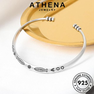 ATHENA JEWELRY Silver ต้นฉบับ ปลาย้อนยุค ผู้หญิง กำไล เครื่องประดับ เกาหลี 925 กำไลข้อมือ เงิน แฟชั่น เครื่องประดับ ผู้หญิง แท้ B238