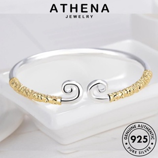 ATHENA JEWELRY ผู้หญิง Silver ผู้หญิง ต้นฉบับ กำไลข้อมือ กำไล 925 แท้ เงิน ทอง เครื่องประดับ เครื่องประดับ เวทมนตร์คาถาที่สร้างสรรค์ แฟชั่น เกาหลี B241