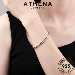 ATHENA JEWELRY ผู้หญิง เครื่องประดับ แท้ เงิน ต้นฉบับ ไม้ไผ่ที่เรียบง่าย แฟชั่น 925 ผู้หญิง Silver กำไล เกาหลี กำไลข้อมือ เครื่องประดับ B283