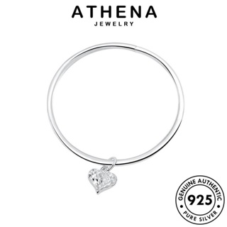 ATHENA JEWELRY ผู้หญิง เครื่องประดับ แฟชั่น ต้นฉบับ กำไล 925 เครื่องประดับ แท้ รักแฟชั่น ผู้หญิง กำไลข้อมือ เกาหลี Silver เงิน B284