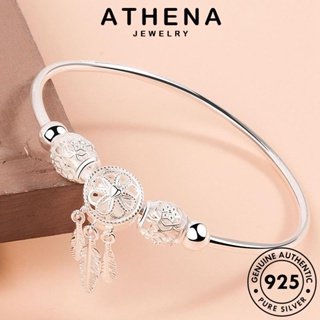 ATHENA JEWELRY เครื่องประดับ แท้ ผู้หญิง เงิน ผู้หญิง เกาหลี กำไล ต้นฉบับ ตาข่ายดักฝันแฟชั่น Silver 925 เครื่องประดับ กำไลข้อมือ แฟชั่น B290