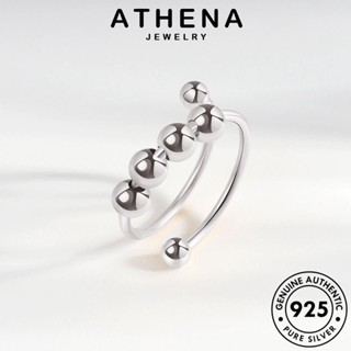 ATHENA JEWELRY แหวน เกาหลี 925 ต้นฉบับ แท้ แฟชั่น ประดับด้วยลูกปัดที่สร้างสรรค์ ทอง ผู้หญิง เครื่องประดับ เครื่องประดับ เงิน Silver R15