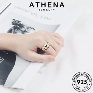 ATHENA JEWELRY 925 แฟชั่น เครื่องประดับ ต้นฉบับ เกาหลี ลาซานญ่าที่ละเอียดอ่อน ผู้หญิง เครื่องประดับ Silver เงิน ทอง แหวน แท้ R16