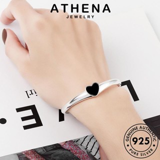 ATHENA JEWELRY เกาหลี 925 กำไล แฟชั่น ต้นฉบับ เครื่องประดับ ความรักที่เรียบง่าย เครื่องประดับ กำไลข้อมือ ผู้หญิง Silver ผู้หญิง เงิน แท้ B278