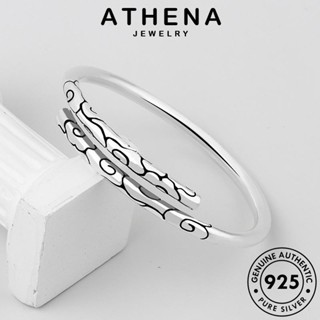 ATHENA JEWELRY ผู้หญิง Silver กำไล ต้นฉบับ แท้ 925 เครื่องประดับ กำไลข้อมือ เกาหลี แฟชั่น เครื่องประดับ ผู้หญิง เงิน กระบองทองที่เรียบง่าย B280