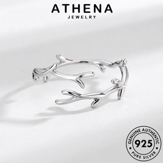 ATHENA JEWELRY ต้นฉบับ แหวน แฟชั่น Silver เกาหลี ผู้หญิง เครื่องประดับ แท้ เครื่องประดับ สาขาบุคลิกภาพ เงิน 925 R61