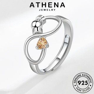 ATHENA JEWELRY แท้ ต้นฉบับ แฟชั่น บุคลิกภาพ ทองไพลิน เครื่องประดับ Silver เงิน เครื่องประดับ เกาหลี แหวน 925 ผู้หญิง R64