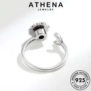 ATHENA JEWELRY แหวน เงิน ดวงจันทร์ดวงอาทิตย์ที่สร้างสรรค์ Silver แฟชั่น แท้ เครื่องประดับ เครื่องประดับ ต้นฉบับ 925 ผู้หญิง เกาหลี R98