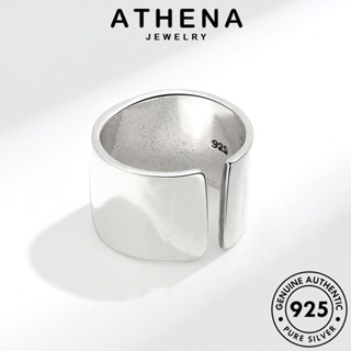 ATHENA JEWELRY เครื่องประดับ แท้ เงิน ผู้หญิง แฟชั่น จดหมายสร้างสรรค์ เกาหลี แหวน Silver ต้นฉบับ 925 เครื่องประดับ R132