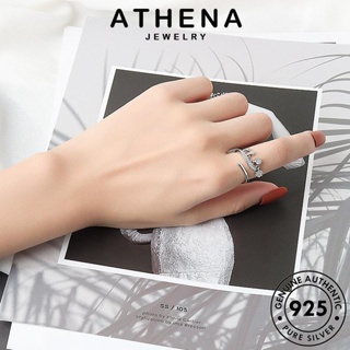 ATHENA JEWELRY มอยส์ซาไนท์ เครื่องประดับ แหวน แท้ ผู้หญิง Silver 925 เกาหลี เครื่องประดับ แฟชั่น เงิน ต้นฉบับ โกลด์ ความคิดสร้างสรรค์ ไดมอนด์ R114