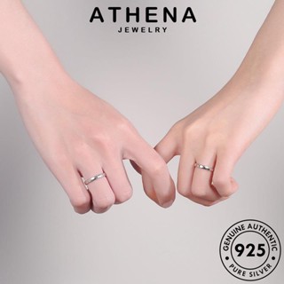 ATHENA JEWELRY แท้ 925 เงิน เกาหลี คู่รัก ดวงอาทิตย์และดวงจันทร์ที่สร้างสรรค์ ต้นฉบับ Silver เครื่องประดับ แหวน เครื่องประดับ แฟชั่น R159