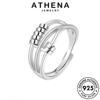 ATHENA JEWELRY เงิน ต้นฉบับ 925 เครื่องประดับ เกาหลี แท้ แหวน แฟชั่น มอยส์ซาไนท์ไดมอนด์ Silver เครื่องประดับ ผึ้ง ผู้หญิง R990