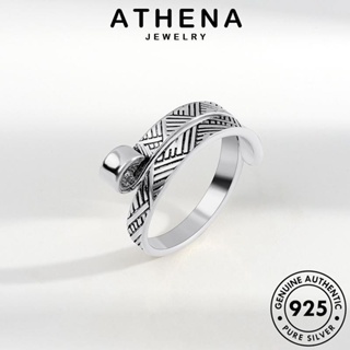 ATHENA JEWELRY ต้นฉบับ คอยล์สร้างสรรค์ ผู้หญิง เครื่องประดับ แท้ Silver เงิน แหวน แฟชั่น เครื่องประดับ เกาหลี ทอง 925 R252