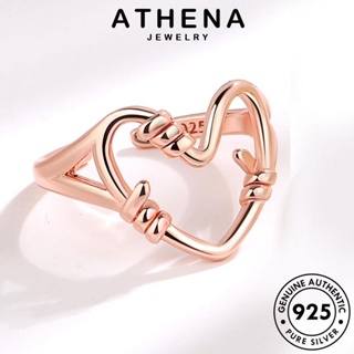 ATHENA JEWELRY Silver เครื่องประดับ ต้นฉบับ ผู้หญิง แฟชั่น เงิน ข้ามความคิดสร้างสรรค์ ทอง แท้ เครื่องประดับ แหวน 925 เกาหลี R259