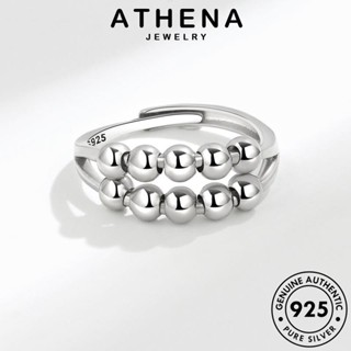 ATHENA JEWELRY 925 ผู้หญิง แหวน ต้นฉบับ แท้ Silver เงิน เกาหลี ประดับด้วยลูกปัดที่เรียบง่าย เครื่องประดับ เครื่องประดับ แฟชั่น R264