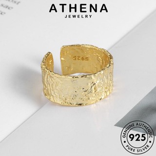 ATHENA JEWELRY ทอง เครื่องประดับ Silver ต้นฉบับ เงิน 925 ผู้หญิง เกาหลี แฟชั่น แหวน ง่ายไม่สม่ำเสมอ แท้ เครื่องประดับ R289