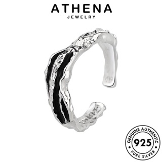 ATHENA JEWELRY เรขาคณิตบุคลิกภาพ เครื่องประดับ แท้ เครื่องประดับ ผู้หญิง Silver เงิน แฟชั่น แหวน 925 เกาหลี ต้นฉบับ R309