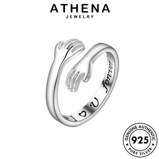 ATHENA JEWELRY เครื่องประดับ 925 แหวน เงิน แท้ มือบุคลิกภาพ คู่รัก เครื่องประดับ ต้นฉบับ Silver เกาหลี แฟชั่น R277