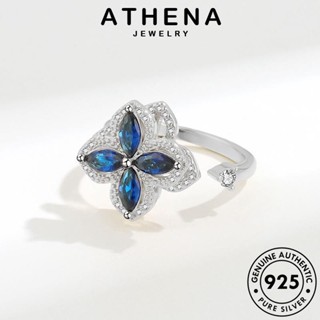 ATHENA JEWELRY โกลด์ เครื่องประดับ Silver ดอกไม้อารมณ์ แท้ มอยส์ซาไนท์ ต้นฉบับ เกาหลี แฟชั่น เครื่องประดับ ผู้หญิง ไดมอนด์ เงิน 925 แหวน R333