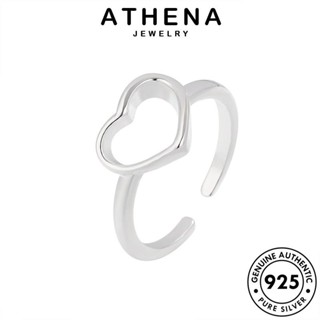 ATHENA JEWELRY เงิน แฟชั่น ผู้หญิง ต้นฉบับ เกาหลี แหวน อารมณ์กลวงหัวใจ เครื่องประดับ แท้ เครื่องประดับ มอยส์ซาไนท์ไดมอนด์ 925 Silver R353