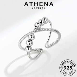 ATHENA JEWELRY เครื่องประดับ Silver แหวน ข้ามแฟชั่น เครื่องประดับ ต้นฉบับ เงิน 925 แฟชั่น ผู้หญิง เกาหลี แท้ R318