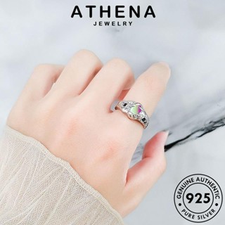 ATHENA JEWELRY แหวน แฟชั่น 925 เกาหลี เงิน แท้ เครื่องประดับ Silver ต้นฉบับ เครื่องประดับ ง่ายไม่สม่ำเสมอ ผู้หญิง โมรา R325