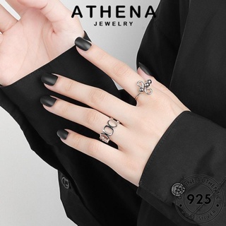 ATHENA JEWELRY ทอง แท้ เครื่องประดับ Silver เรขาคณิตโลหะ 925 เครื่องประดับ เงิน เกาหลี แหวน ต้นฉบับ ผู้หญิง แฟชั่น R380