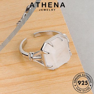 ATHENA JEWELRY ไดมอนด์ มอยส์ซาไนท์ ต้นฉบับ ผู้หญิง แหวน แท้ Silver เครื่องประดับ แฟชั่น เรียบง่าย เครื่องประดับ โกลด์ เกาหลี 925 เงิน R384