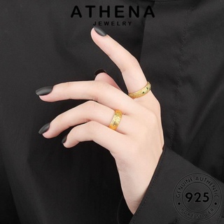 ATHENA JEWELRY เครื่องประดับ ผู้หญิง 925 เวอร์ชันเกาหลีที่ผิดปกติ ทองมรกต แฟชั่น เงิน แท้ ต้นฉบับ เกาหลี เครื่องประดับ Silver แหวน R387