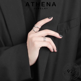 ATHENA JEWELRY 925 เงิน ผู้หญิง แหวน แท้ ทอง แฟชั่น Silver เกาหลี เครื่องประดับ เครื่องประดับ เส้นไม่สม่ำเสมอ ต้นฉบับ R393