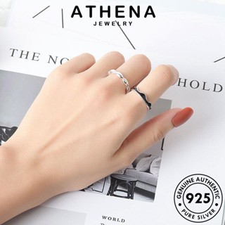 ATHENA JEWELRY เกาหลี Silver แฟชั่น แท้ แหวน 925 เครื่องประดับ เงิน ผู้หญิง ต้นฉบับ วงกลมแฟชั่น เครื่องประดับ R425