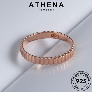 ATHENA JEWELRY ผู้หญิง เรียบง่าย แท้ Silver เงิน เกาหลี ต้นฉบับ 925 ทอง แฟชั่น เครื่องประดับ แหวน เครื่องประดับ R426