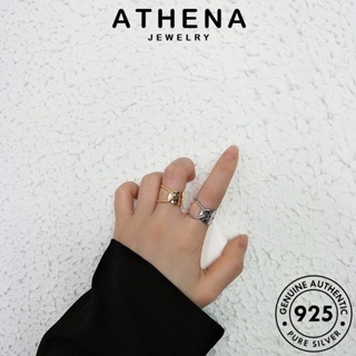 ATHENA JEWELRY คดเคี้ยวง่าย แท้ ต้นฉบับ แฟชั่น เงิน ผู้หญิง แหวน เกาหลี เครื่องประดับ เครื่องประดับ ทอง 925 Silver R427