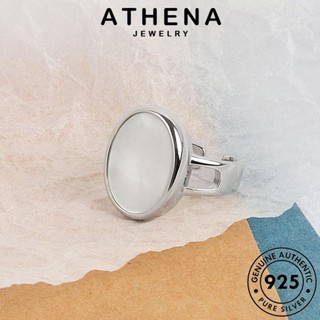 ATHENA JEWELRY มอยส์ซาไนท์ ต้นฉบับ เกาหลี Silver ไดมอนด์ แฟชั่น ผู้หญิง เครื่องประดับ โกลด์ แท้ เครื่องประดับ บุคลิกภาพกลม 925 แหวน เงิน R399