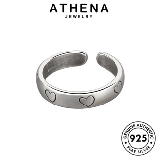 ATHENA JEWELRY เครื่องประดับ Silver แท้ ผู้หญิง แฟชั่น เครื่องประดับ เกาหลี แหวน เงิน วินเทจ 925 ต้นฉบับ R477