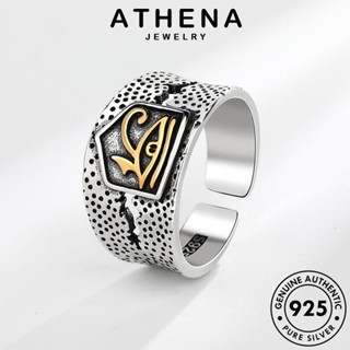 ATHENA JEWELRY ต้นฉบับ แท้ พระเจ้าตาวินเทจ Silver เครื่องประดับ เกาหลี แหวน ผู้ชาย แฟชั่น 925 เครื่องประดับ เงิน R506