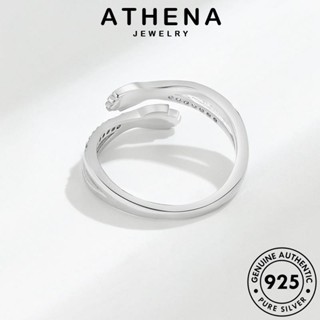 ATHENA JEWELRY Silver แหวน กอดโรแมนติก เครื่องประดับ เกาหลี ผู้หญิง เงิน แท้ แฟชั่น เครื่องประดับ 925 ต้นฉบับ R525