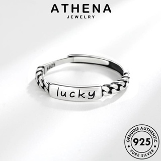 ATHENA JEWELRY แหวน 925 แฟชั่นนำโชค ผู้หญิง ต้นฉบับ Silver เงิน เครื่องประดับ แฟชั่น เกาหลี แท้ เครื่องประดับ R503