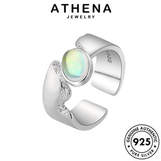 ATHENA JEWELRY เงิน ผู้หญิง Silver มูนสโตน บุคลิกภาพไล่ระดับสี เครื่องประดับ เกาหลี แฟชั่น เครื่องประดับ แหวน ต้นฉบับ แท้ 925 R919