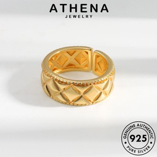 ATHENA JEWELRY แท้ ทอง แฟชั่น เกาหลี ต้นฉบับ เพชรแฟชั่น เครื่องประดับ ผู้หญิง แหวน เงิน 925 เครื่องประดับ Silver R598