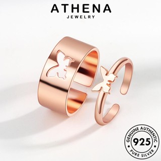 ATHENA JEWELRY แหวน เครื่องประดับ แฟชั่น เกาหลี 925 ต้นฉบับ แท้ Silver ผู้หญิง เงิน ผีเสื้อบุคลิกภาพ ทอง เครื่องประดับ R610