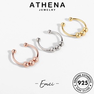 ATHENA JEWELRY แหวน 925 ลูกปัดสร้างสรรค์ ทอง แท้ แฟชั่น ผู้หญิง เกาหลี ต้นฉบับ เงิน เครื่องประดับ เครื่องประดับ Silver R639