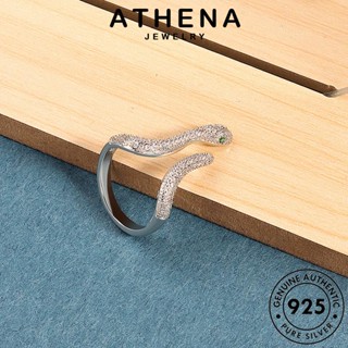 ATHENA JEWELRY 925 งูออกแบบ ผู้หญิง แหวน Silver แฟชั่น เครื่องประดับ เกาหลี ทอง เงิน เครื่องประดับ ต้นฉบับ แท้ R640