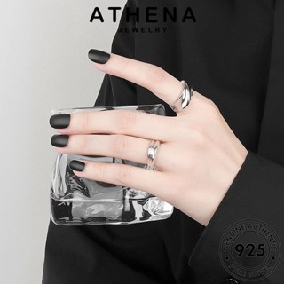 ATHENA JEWELRY ต้นฉบับ ง่ายไม่สม่ำเสมอ ผู้หญิง ทอง เกาหลี Silver แท้ แหวน เงิน เครื่องประดับ แฟชั่น 925 เครื่องประดับ R647