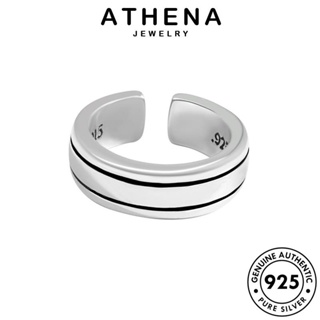 ATHENA JEWELRY แฟชั่น เครื่องประดับ ผู้หญิง เงิน Silver 925 มันวาวเรียบง่าย แท้ แหวน เกาหลี เครื่องประดับ ต้นฉบับ R611