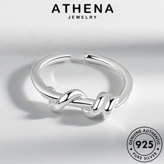 ATHENA JEWELRY 925 Silver บิดง่าย ต้นฉบับ เกาหลี ผู้หญิง แท้ เครื่องประดับ เงิน เครื่องประดับ แหวน แฟชั่น R621