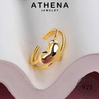 ATHENA JEWELRY เกาหลี แหวน เครื่องประดับ แฟชั่นกลวง แฟชั่น 925 ทอง ต้นฉบับ เครื่องประดับ แท้ Silver ผู้หญิง เงิน R685